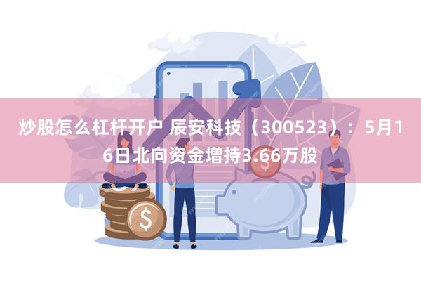 炒股怎么杠杆开户 辰安科技（300523）：5月16日北向资金增持3.66万股