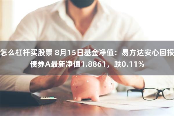 怎么杠杆买股票 8月15日基金净值：易方达安心回报债券A最新净值1.8861，跌0.11%