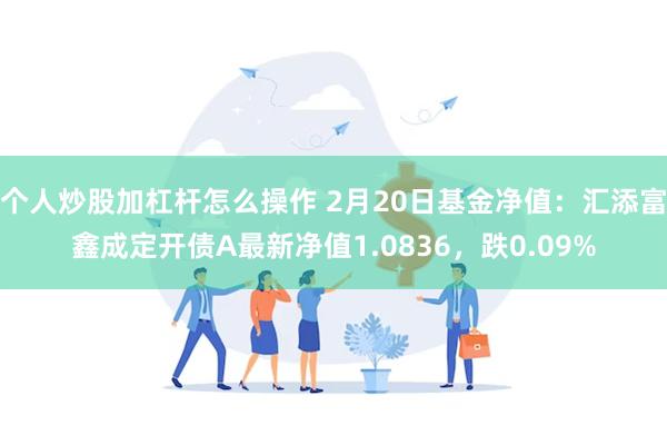 个人炒股加杠杆怎么操作 2月20日基金净值：汇添富鑫成定开债A最新净值1.0836，跌0.09%